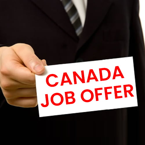Job offer in Canada for Indians