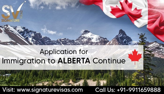 Alberta Immigration Applications Continue