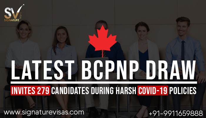 Latest BCPNP Draw invites 279 Candidates