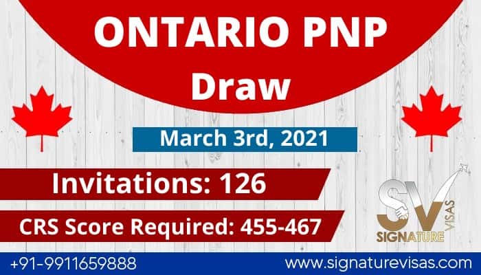Ontario Provinces Second PNP draw in Two Days